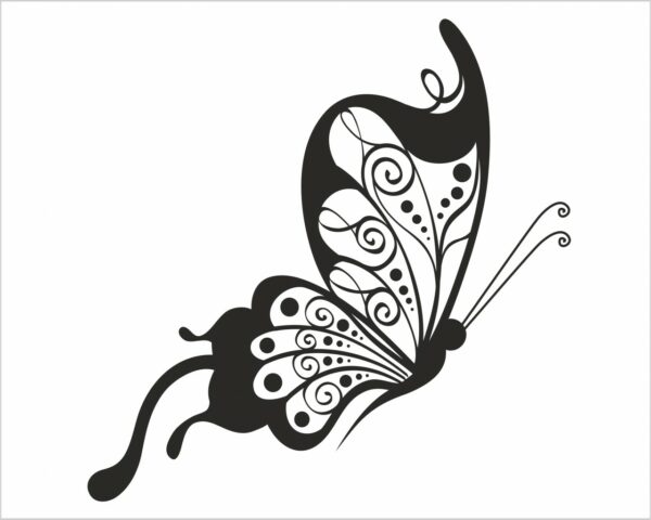 Adesivo da parete "UN'ELEGANTE FARFALLA"
