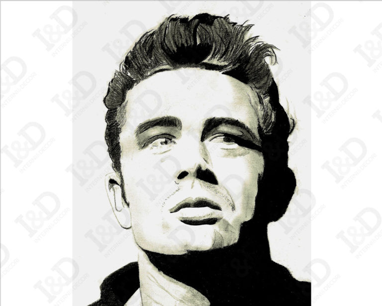 Quadro moderno cinema "JAMES DEAN" - Stampa su tela