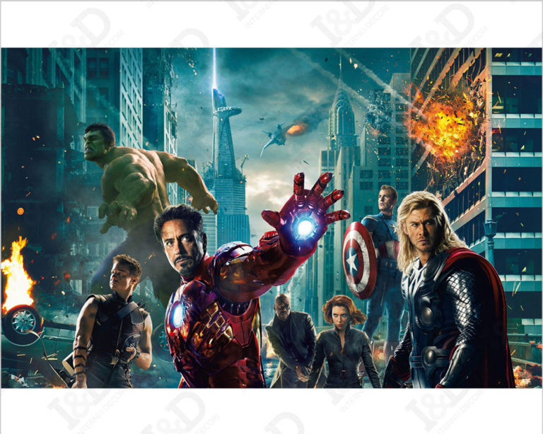 Quadro moderno cinema "THE AVENGERS MOVIE" - Stampa su tela