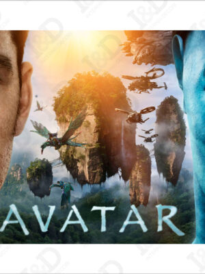 avatar movie-stampa su tela