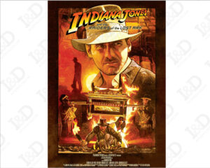 Indiana Jones-stampa su tela