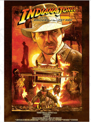Indiana Jones-stampa su tela