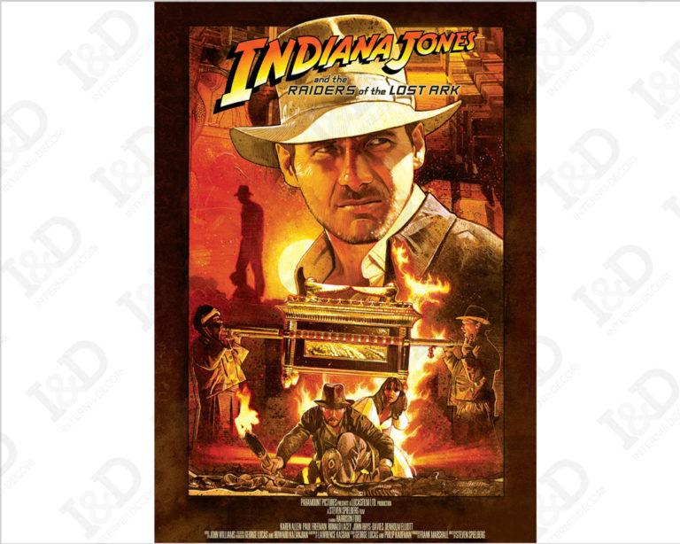 Quadro moderno cinema "INDIANA JONES MOVIE" - Stampa su tela