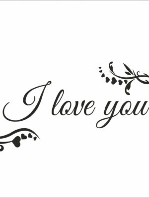 I love you con decori