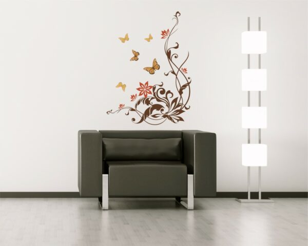 Adesivo da parete "DECORI CON FARFALLE"