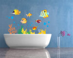 Adesivo da parete pesci "FONDALE MARINO"