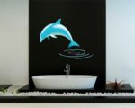 Adesivo da parete pesci "TUFFO DI UN DELFINO"