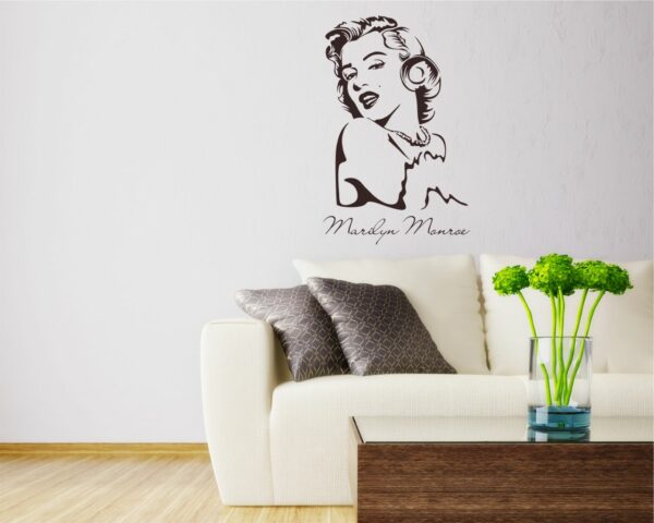 Adesivo da parete bellezza "MARILYN MONROE"