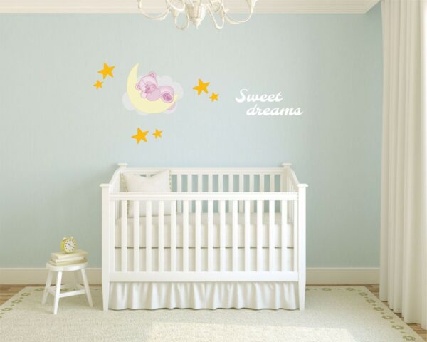 Adesivo da parete orsetti "DOLCI SOGNI" - Adesivo murale