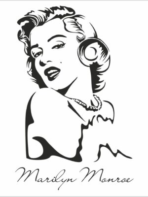 Bellissima Marilyn-adesivo murale