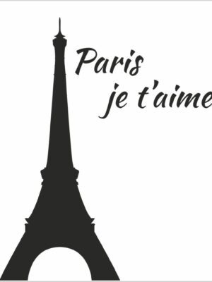 Ti amo romantica Parigi-adesivo murale