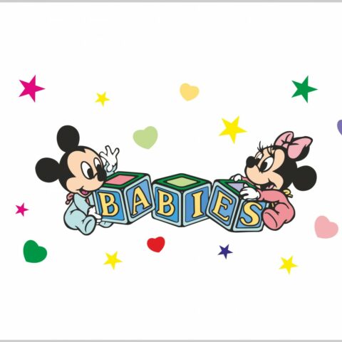 baby topolino e minnie