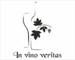 Adesivo da parete cucina "IN VINO VERITAS"