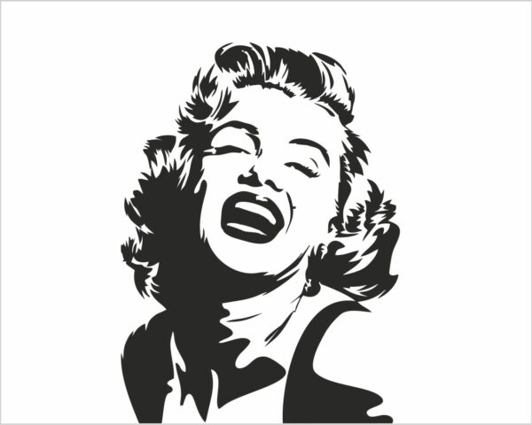 Adesivo da parete bellezza "SPLENDIDA MARILYN"