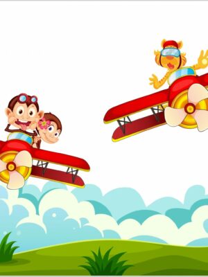 simpatici aerei in volo