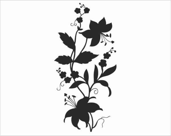 Adesivo da parete fiori "MERAVIGLIOSI LILIUM"