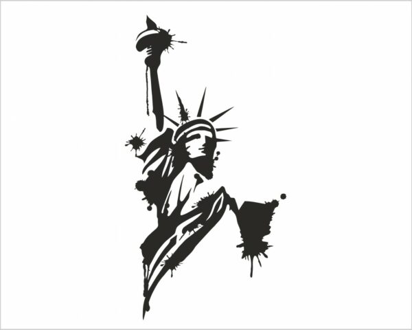 Adesivo da parete New York "STATUA DELLA LIBERTÀ"