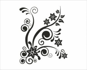 delicate onde floreali