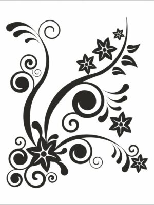 delicate onde floreali