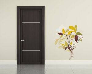 Adesivo da parete natura "FLOREALE D'AUTUNNO"