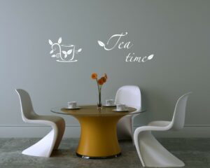 Adesivo da muro cucina "L'ORA DEL THÈ"