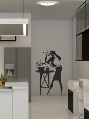 Adesivo da parete cucina "UNA CUOCA PERFETTA"