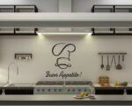 Adesivo da parete buon appetito "CAPPELLO DA CHEF"