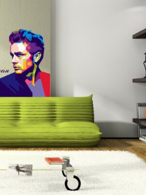 Adesivo da parete James Dean "MITO RIBELLE"