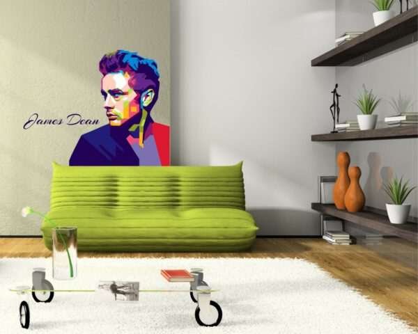 Adesivo da parete James Dean "MITO RIBELLE"