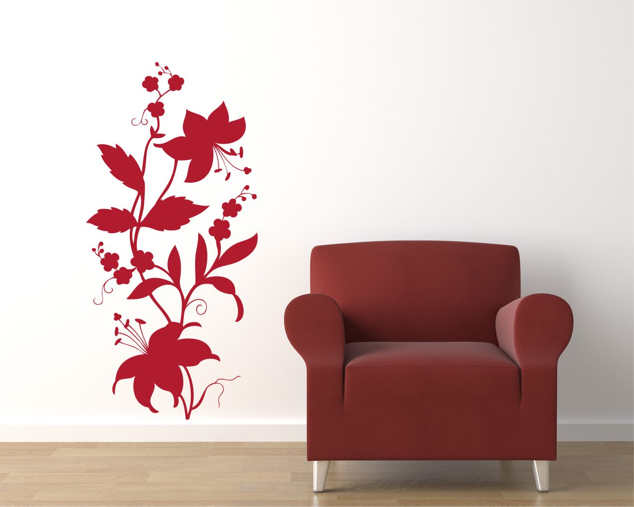Adesivo da parete fiori “MERAVIGLIOSI LILIUM” - Interni & Decori