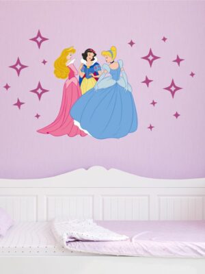 Adesivo da parete principesse Disney "COME NELLE FAVOLE" - Adesivo murale