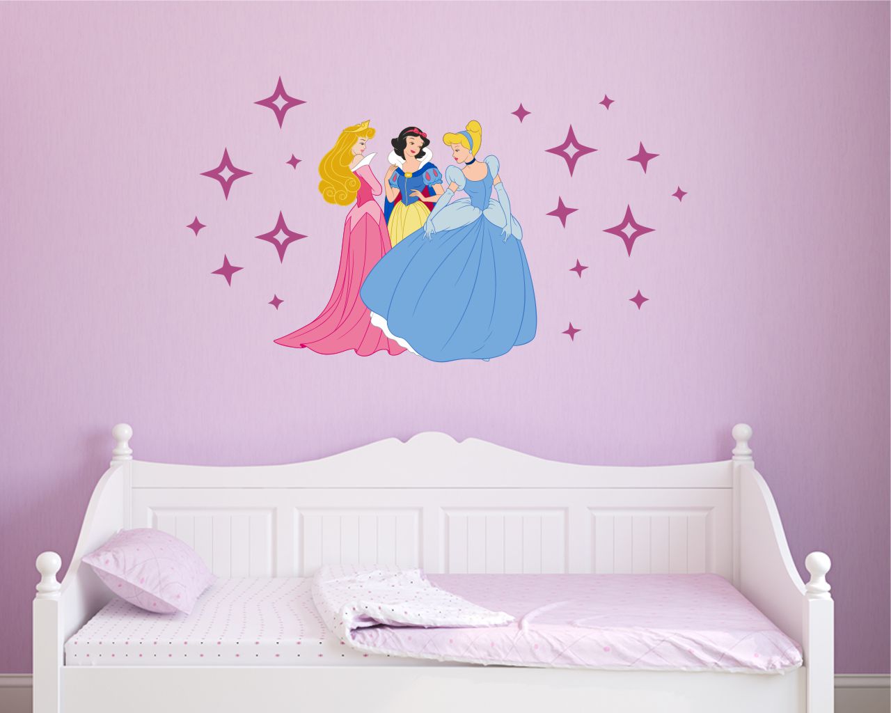 Adesivo da parete principesse Disney “COME NELLE FAVOLE” – Adesivo murale -  Interni & Decori
