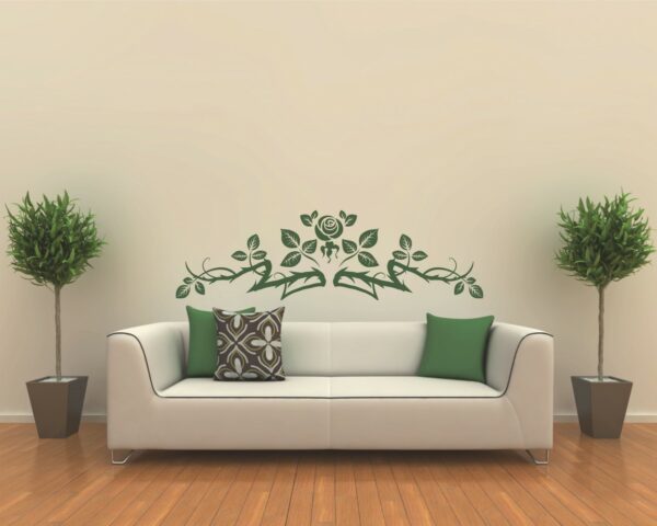 Adesivo da parete rose "TATUAGGIO FLOREALE"