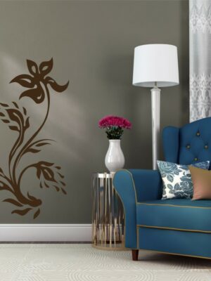 Adesivo da parete decoro "ARMONIOSO MOTIVO FLOREALE"