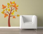 Adesivo da parete natura "ALBERO D'AUTUNNO"