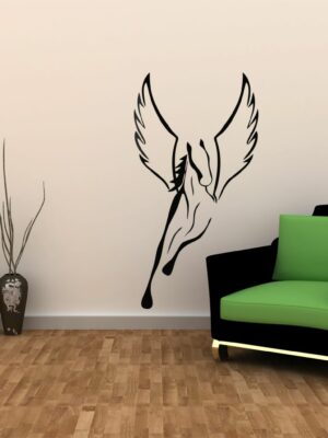 Adesivo da parete cavalli "PEGASO CAVALLO ALATO"