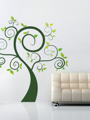 Adesivo murale natura "ALBERO SEMPREVERDE"