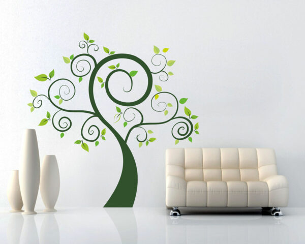 Adesivo murale natura "ALBERO SEMPREVERDE"