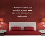 Adesivo da parete frase Pablo Neruda "FORSE NON ESSERE È ESSERE"