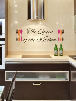 Adesivo da parete cucina "THE QUEEN OF THE KITCHEN"