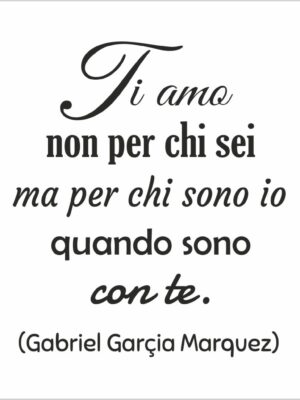 Ti amo non per chi sei
