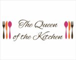 Adesivo da parete cucina "THE QUEEN OF THE KITCHEN"