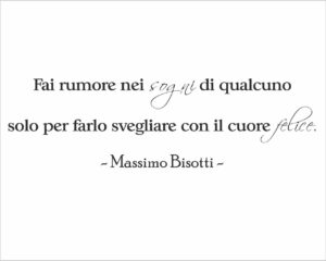 Fai rumore nei sogni