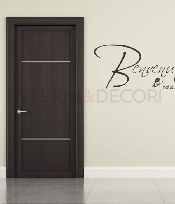 Adesivo da parete "BENVENUTI NELLA NOSTRA CASA"