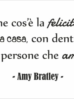 Che cos’è la felicità?-adesivo murale