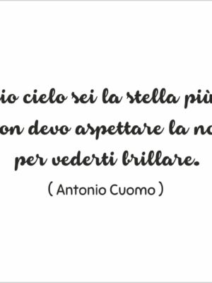 adesivo murale-nel mio cielo sei la stella