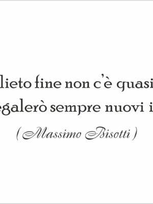 Se il lieto fine…-adesivo murale