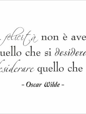 oscar wilde-adesivo murale