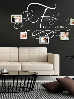 Adesivo da parete famiglia "FAMILY IS EVERYTHING"