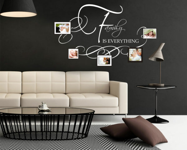 Adesivo da parete famiglia "FAMILY IS EVERYTHING"